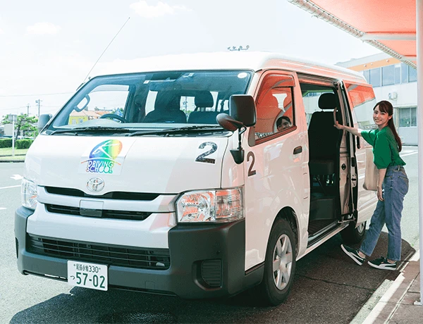 スクールバス　江南自動車学校